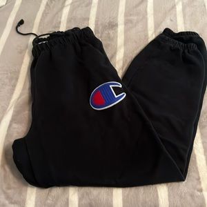 Black champion sweatpants
